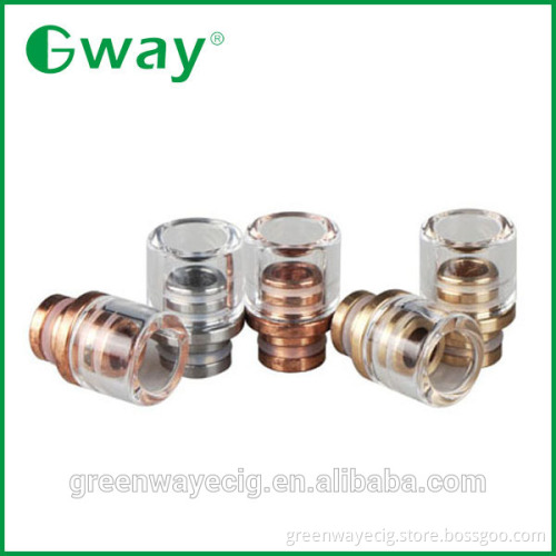 2015 Wide Bore 510 Pyrex Glass Drip Tips Glass SS 510 Drip Tips by Greenway